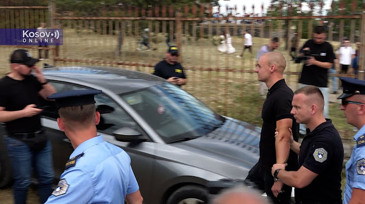 Gazimestan, Kosovska policija hapsi okupljene građane