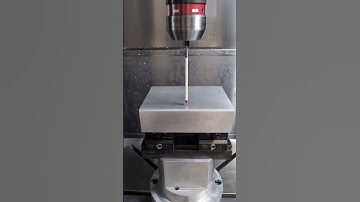 5 axis milling machine/taking center datum of square material #shortvideo #ofw