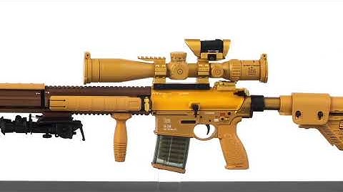 SMG HK G28 Standard Version 1/6 Scale Rifle