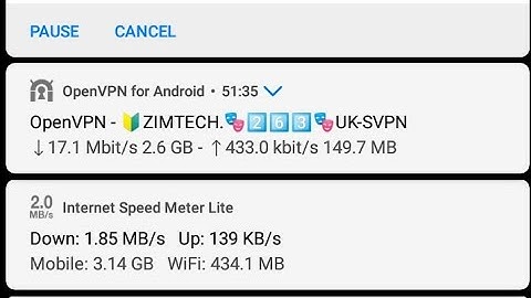 Open vpn settings without data saver