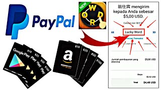 Lucky Word 🔥🔥। PayPal App ।Amazon Giftcards ।। Google Play Giftcard । Unlimited Earning App ।New screenshot 3