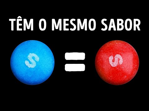 Vídeo: Onde está o sabor em um skittle?