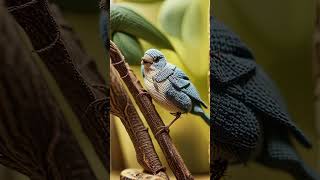 The crochet bird ? #ai #aiart #midjourney #stablediffusion #animatediff #birdslover #calming #fyp