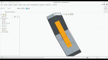 Rib Command in PTC CREO | PTC Creo Tutorial