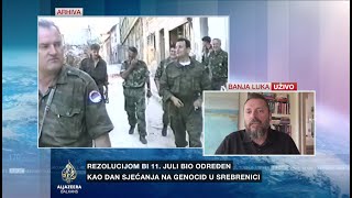 Bursać: Bit i Vučićevog i Dodikovog režima je negiranje genocida u Srebrenici