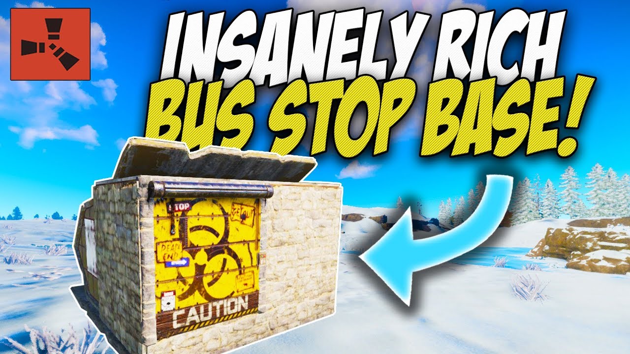Raiding INSANELY Rich BUS STOP BASE! - Rust Solo Survival - YouTube