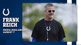 Frank Reich Training Camp Availability | August 7