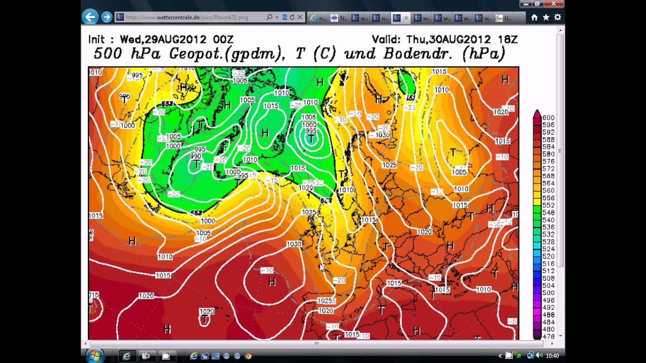 Five Day UK Weather Forecast (29.8.12) YouTube