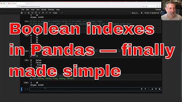 Boolean indexing in Pandas made simple
