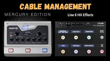 Bluguitar Amp 1 and HX Effects Cable Management