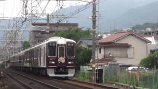 【阪急電鉄】1000系1007F%普通梅田行%2016年宝塚記念HM＠岡本〜芦屋川('16/06)