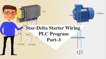 Star Delta Starter Wiring  PLC Program Part  3 | PLC | Star Delta Wiring | Motor