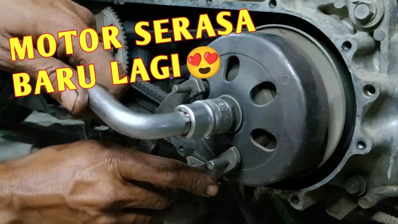 CARA BENERIN BLOK CVT BEAT YANG KASAR MOTOR SERASA BARU BARU LAGI TERLENGKAP
