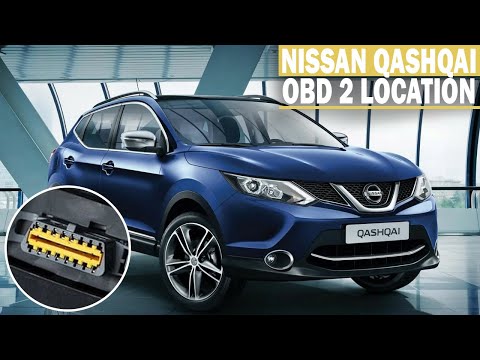 Ниссан Кашкай 2014 обд 2 раcположение разъема в автомобиле. OBD 2 location Nissan Qashqai