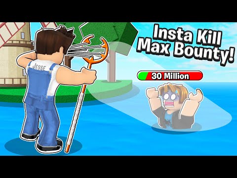 HOW TO INSTA KILL MAX BOUNTY PLAYERS! *Insanely BROKEN* Roblox Blox Fruits