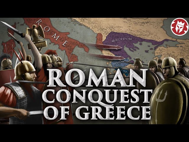 How Rome Conquered Greece - Roman History DOCUMENTARY class=