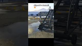 Airport Pe Bawaal! 🔥 #gta #gta5 #gtav #gtamods #shorts