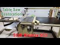 Table Saw Restoration - SCM Minimax SC3 Sliding Table Saw