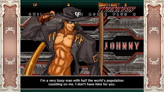 All Johnny Win Quotes | Guilty Gear XX Accent Core Plus R