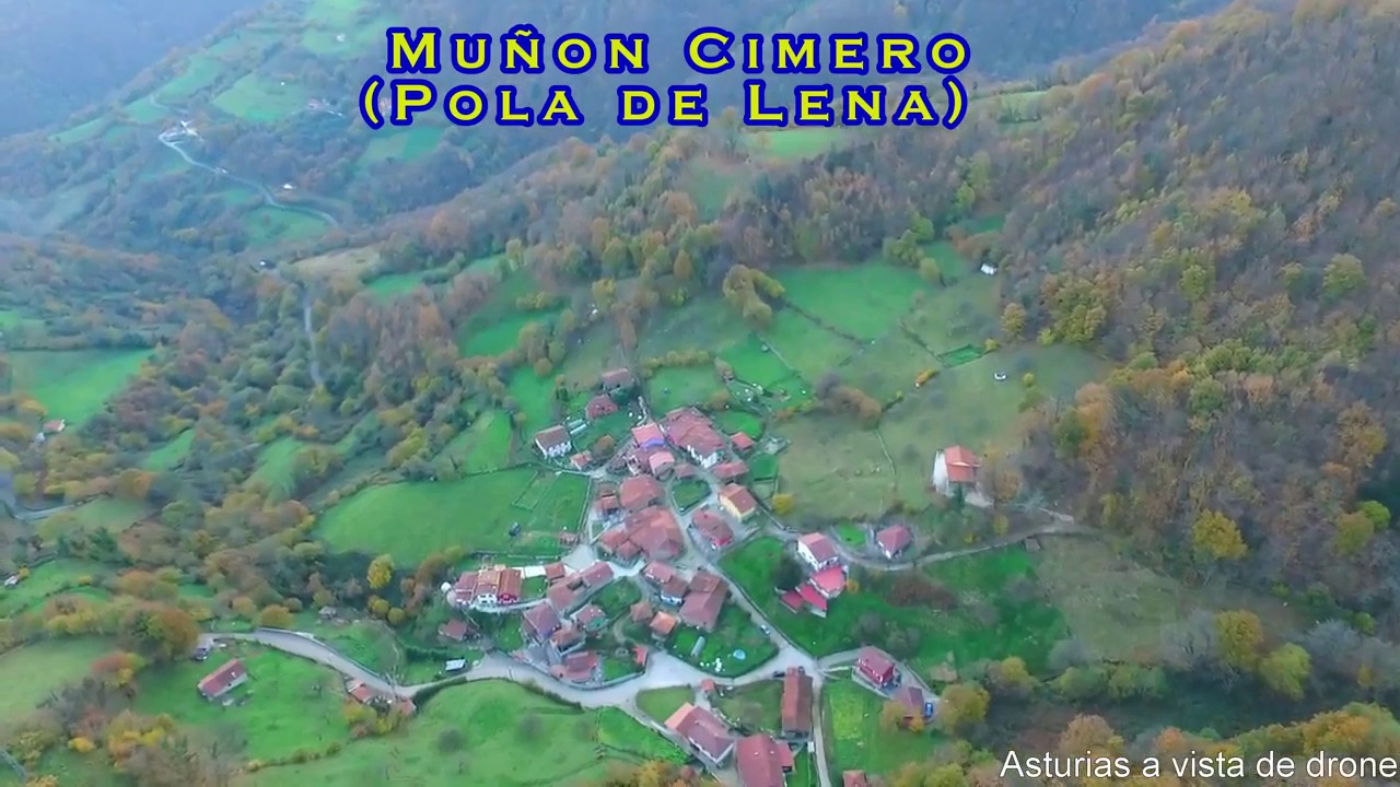 Muñón Cimero ( Lena ) a vista de drone