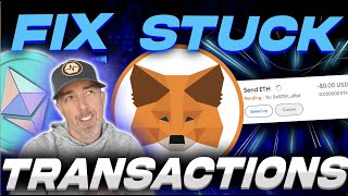 HOW TO INEXPENSIVELY CANCEL PENDING *STUCK* TRANSACTION (MetaMask) TUTORIAL