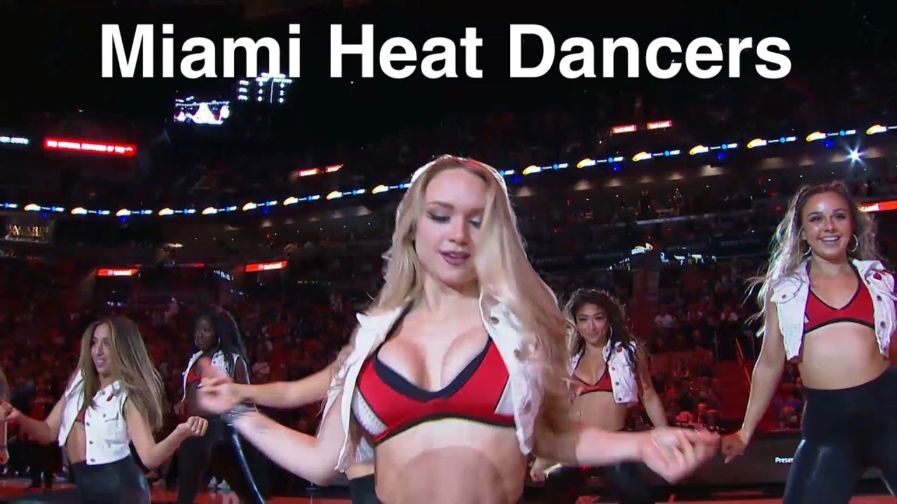 The Miami Heat Dancers 4 time winners of the NBA's Most Popular
