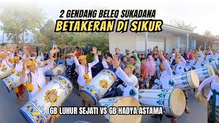 SUPER DUPER SERuuUU!! || 2 Gendang Beleq Sukadana Betakeran di Sikur Luhur Sejati VS Hadya Astama