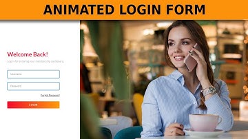 Animated Login Form Using Only HTML & CSS