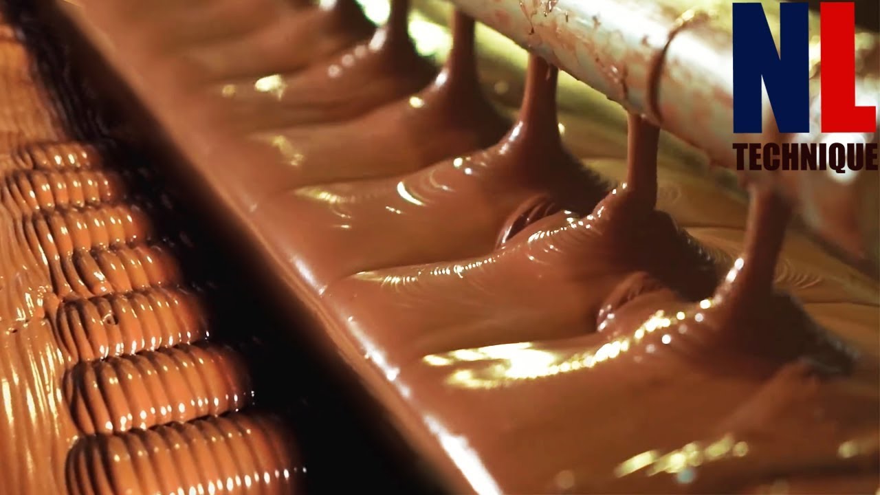 Yummy Chocolate Making Process with Modern Machines and Skillful People