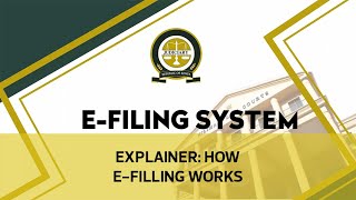 Explainer: How e-filing works