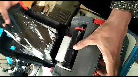 Honeywell PC42t Ribbon loading video Honeywell PC42 paper and ribbon loading