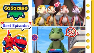 Best Playing w/Dinosaurs GOGODINO Best Episodes Dinosaurs for Kids Kids Cartoon Robot Toys