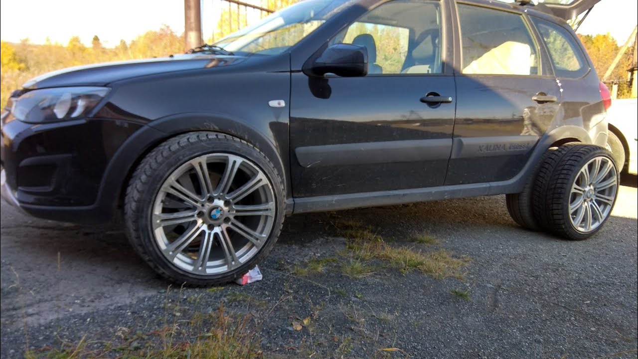 Шиномонтаж низкопрофильной резины - YouTube