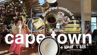 spend the weekend w me + what i eat in cape town | coffee shops, old cinema, farmers market + more ♡