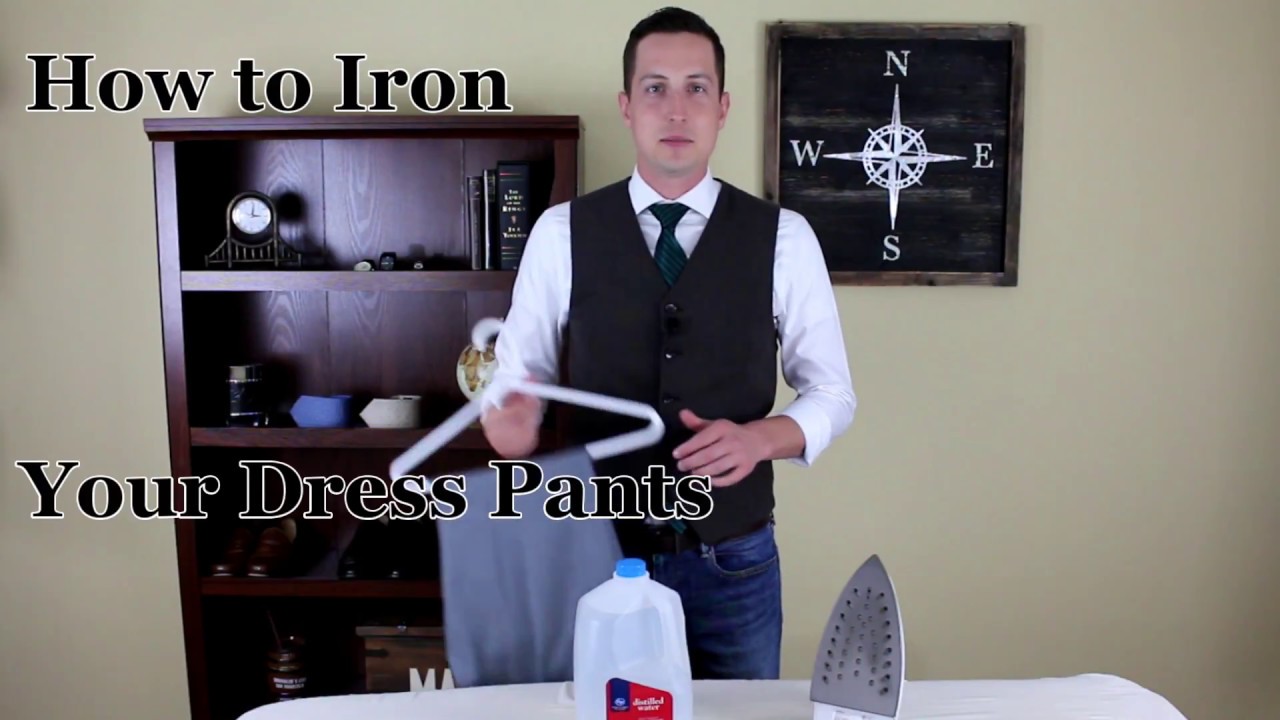 How to iron dress pants  Ask Team Clean