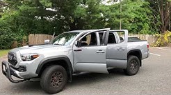 Toyota Tacoma TRD Pro power sunroof installation