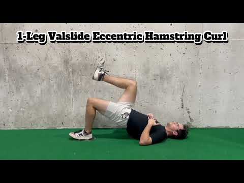 1-Leg Valslide Eccentric Hamstring Curl