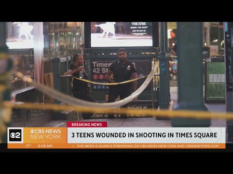 3 teens wounded in Times Square shooting