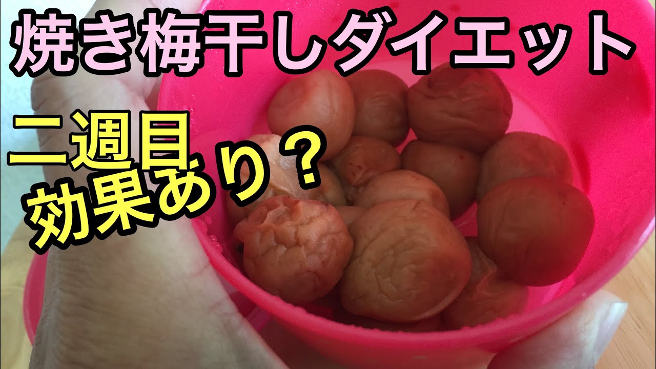 焼き梅干しラクやせ ダイエット２週間後効果ありを確認する Youtube