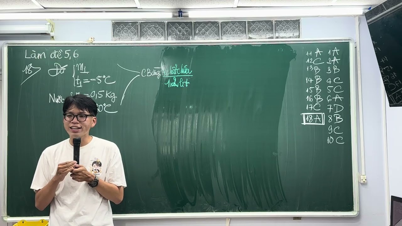 Vật lí 12 | Sửa đề ôn giữa học kì I số 5 và số 6 (Phần 1)