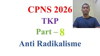 Persiapan CPNS 2026 - TKP - Anti Radikalisme Part-8