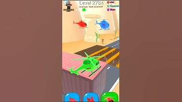 Shape-shifting Game Level-2784 Very Cool & Gnerly hyper casual game #shorts #gameplay #shapeshifting