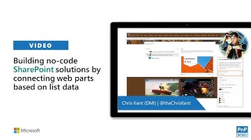 Building no-code solutions by connecting web parts based on list data