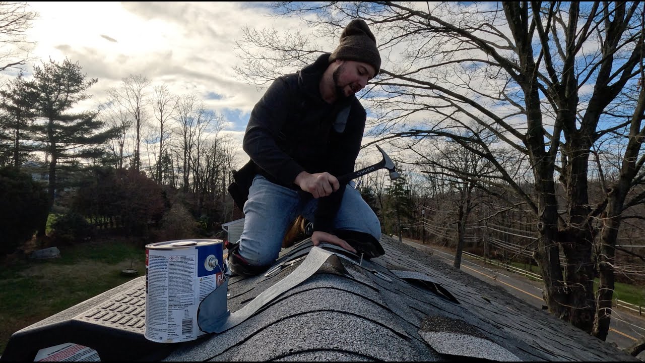 Roof Safety - Installing Permanent Roofing Anchor 2815 and how to use a  Fall Protection Harness 