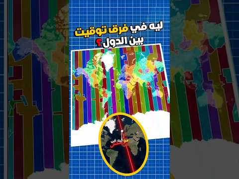 ليه في فرق توقيت بين الدول في العالم