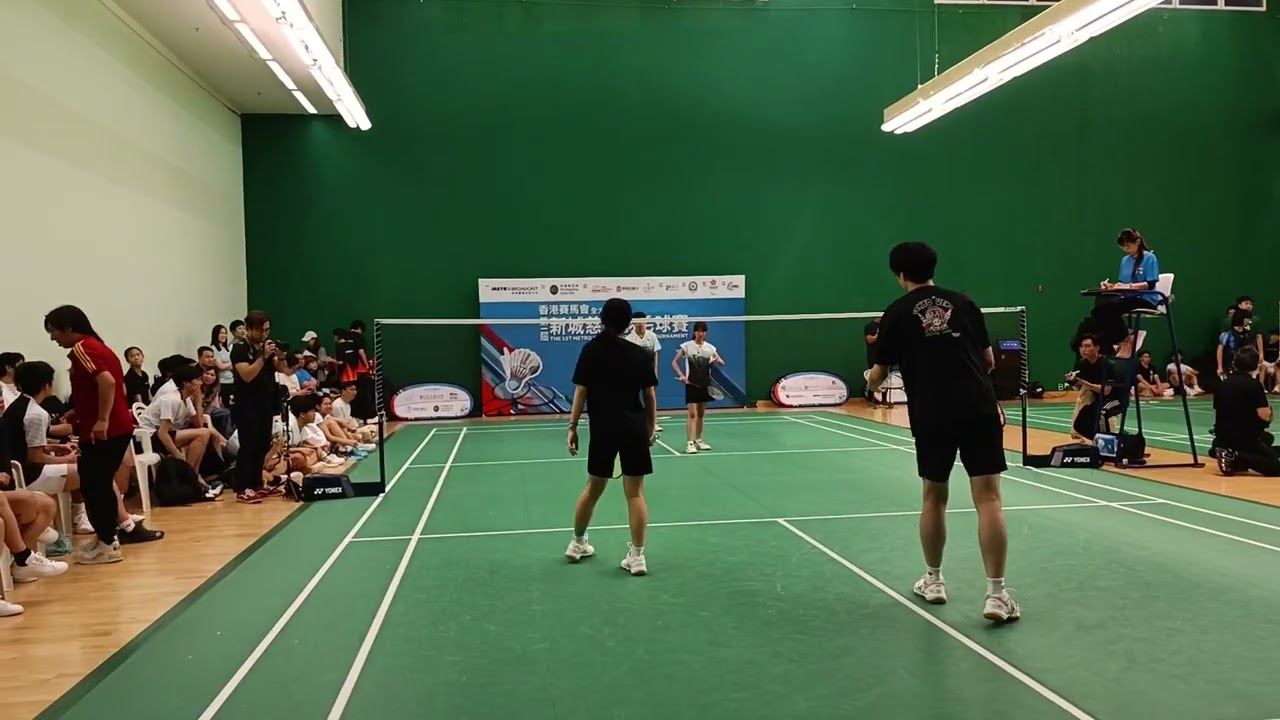 2025年7月23日，賽馬會全力支持，第一屆新城慈善羽毛球賽，學生組，NK Sports , 混合雙打賽事。