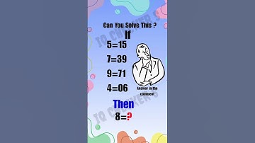 Maths  ➗ Reasoning #quiz #mindbendingquiz #iqtest  #brainchallenge #braintestsolution #logicpuzzle