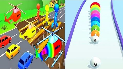 Shape Shifting|| Ball Run 2048|| All Levels Completed|| Android iOS Gameplay