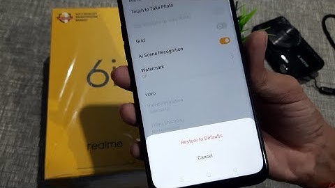 Realme 6i How to Reset Camera Settings, Realme Phone Reset Kaise Kare