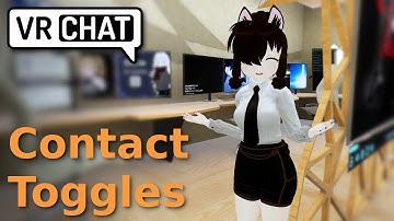 How to toggle a menu with contacts in VRChat